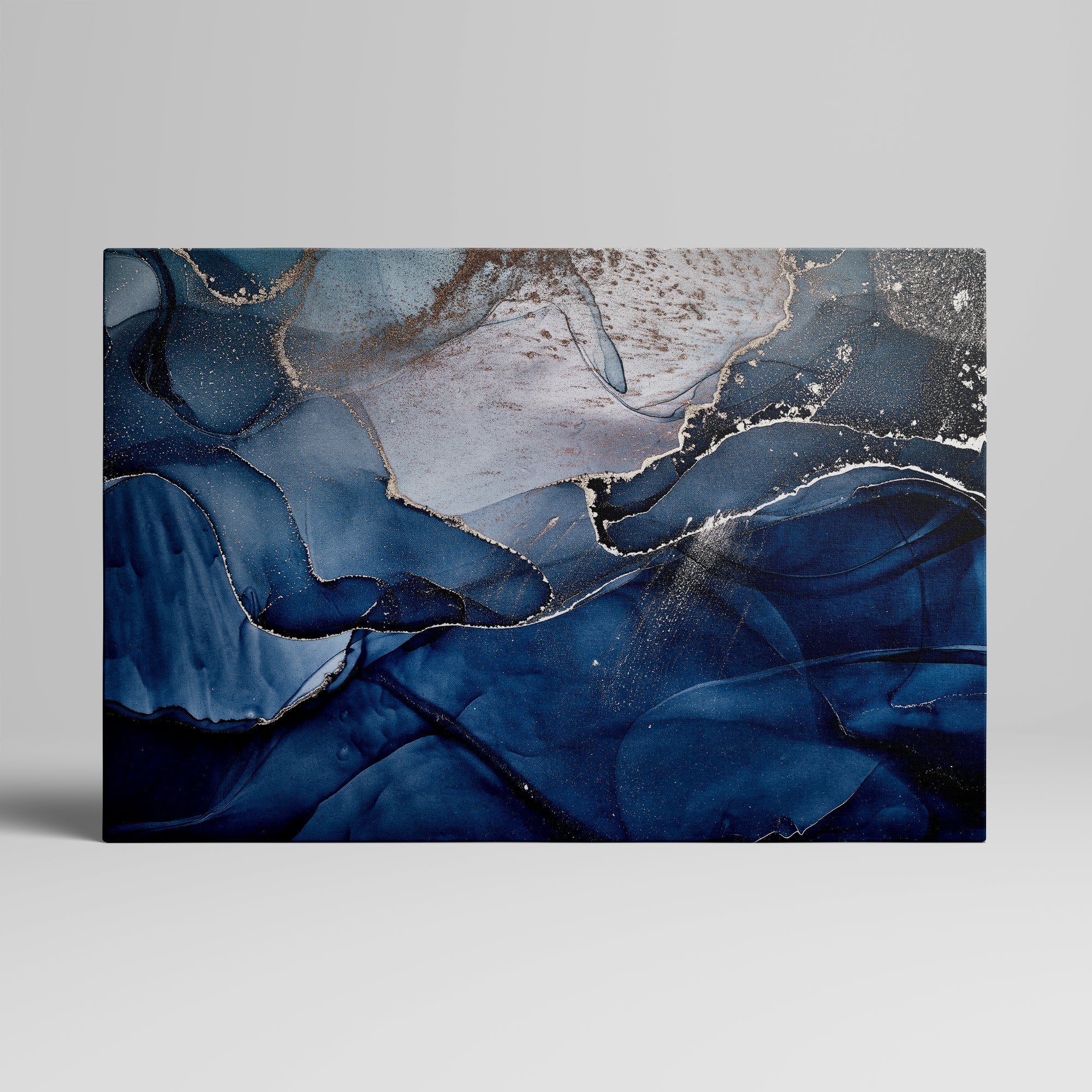 Foto obraz na płótnie - Koncept, abstrakcyjny kobalt (elegancki) - Gallart.pl