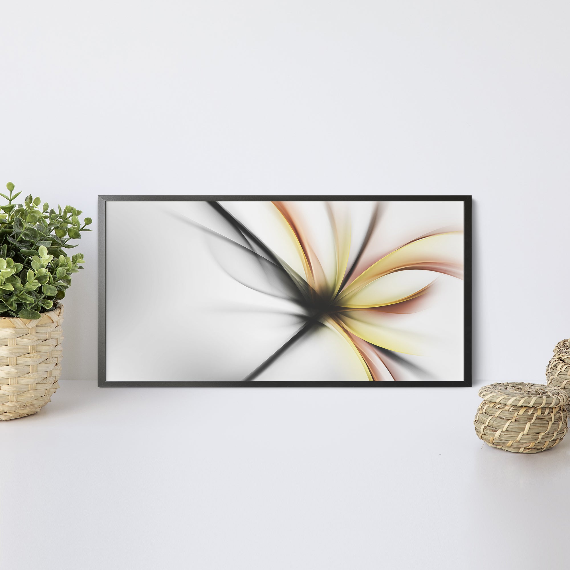 Foto obraz w ramie - Grafika, subtelne refleksy (stonowany) - Gallart.pl