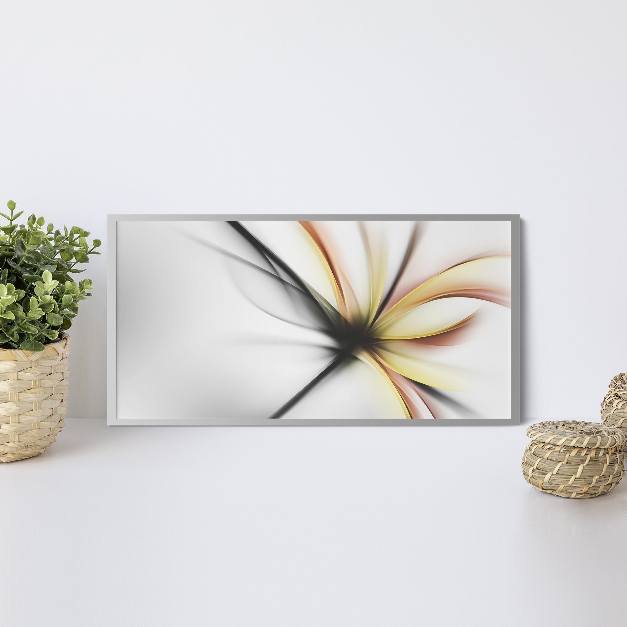 Foto obraz w ramie - Grafika, subtelne refleksy (stonowany) - Gallart.pl