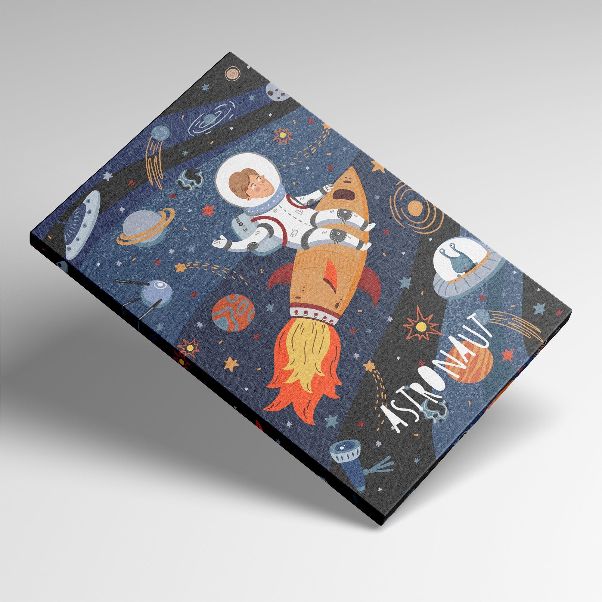 Obraz Na Płótnie Do Pokoju Dziecka - Astronauta (Mały Kosmonauta) - Gallart.pl